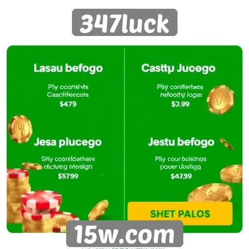Ofertas e promoções disponíveis na plataforma 347luck